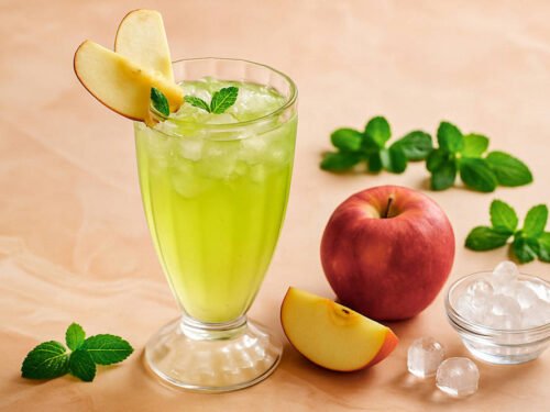 Classic Green Apple Mojito, Wicked Good Pizza