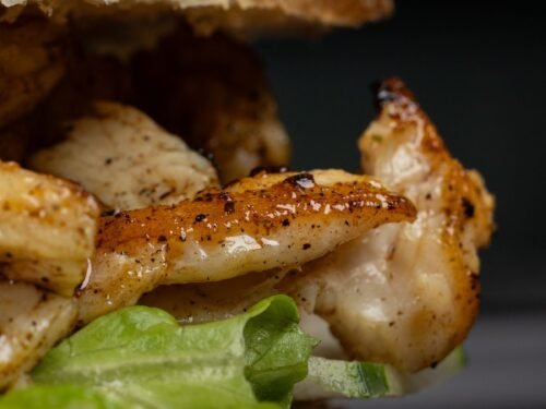 Grilled Chicken Sandwich, Wicked Good Pizza