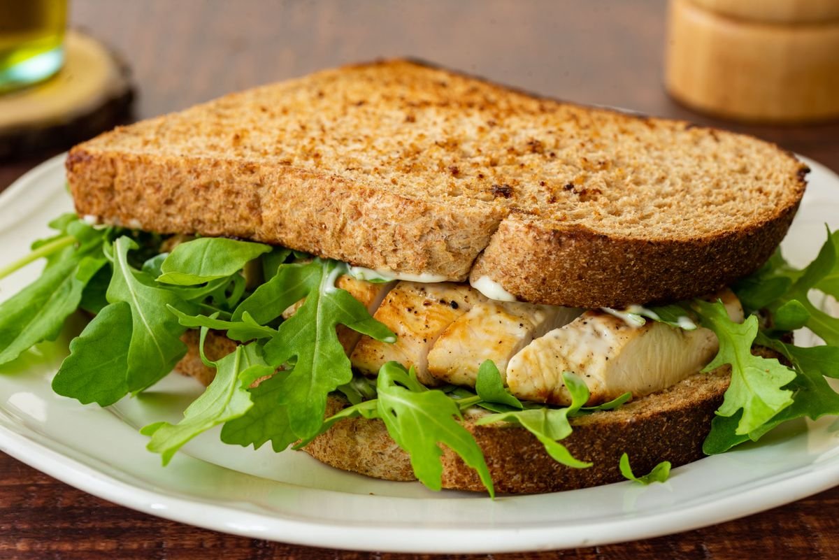 Peri Peri Grilled Chicken Sandwich, Wicked Good Pizza