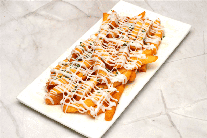 Cheesy French Fries, Wicked Good Pizza