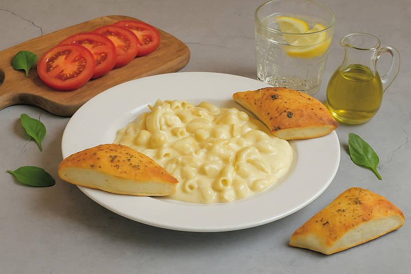Veg Mac N Cheese, Wicked Good Pizza